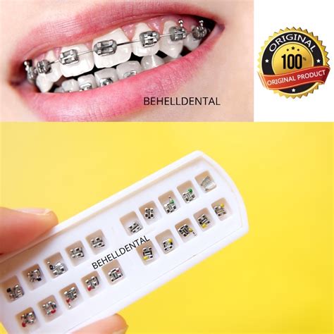 kawat gigi bracket metal mini orthodontic|kawat gigi metal.